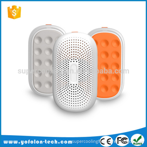 2017 Compact & Light Weight suckers and power bank Design portable mini outdoor bluetooth speaker for smart phones and PC